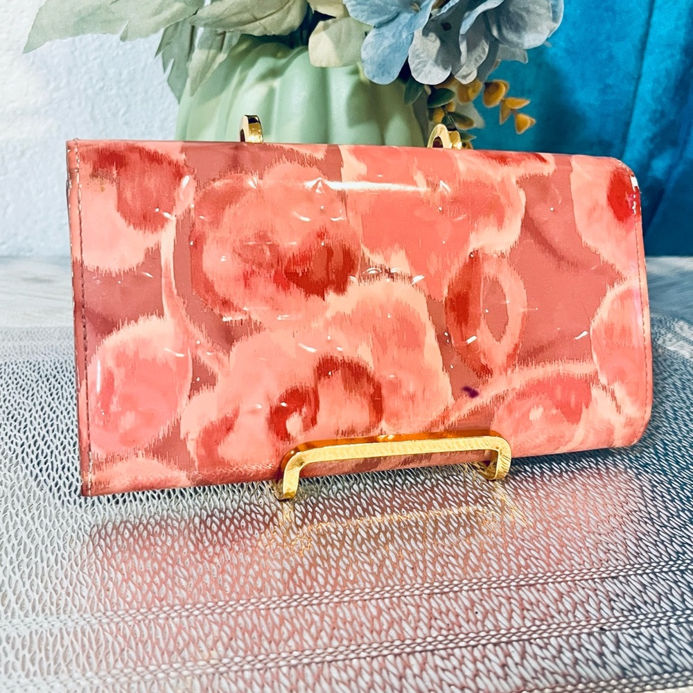 Louis vuitton Pink Floral ikat clutch wallet - Picture 5 of 14
